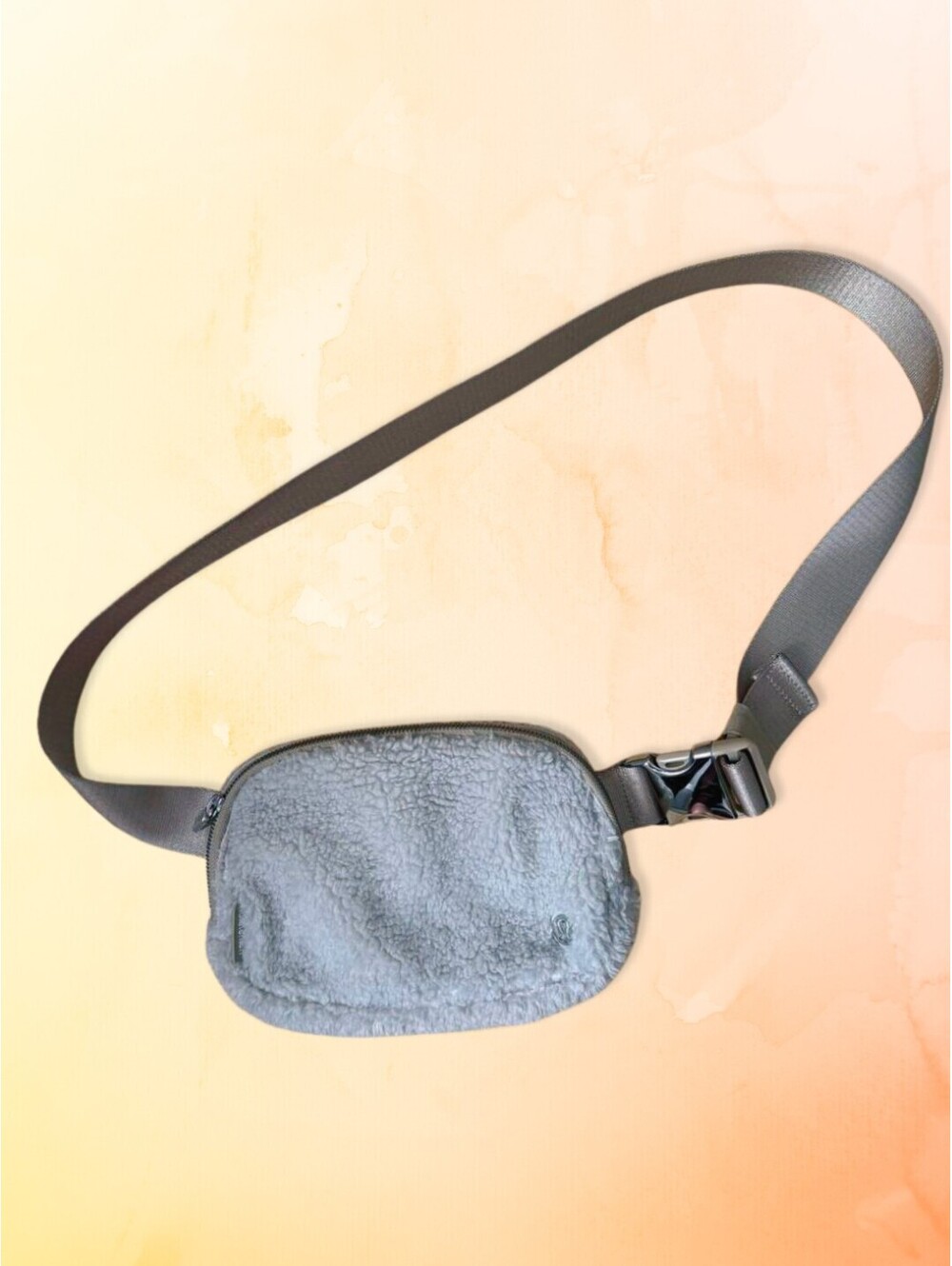 Lululemon Everywhere Fleece Sherpa Belt Cross Body Bag in Ivory, 2L
